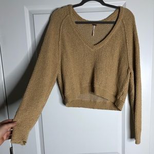 Free People Crop Sweater